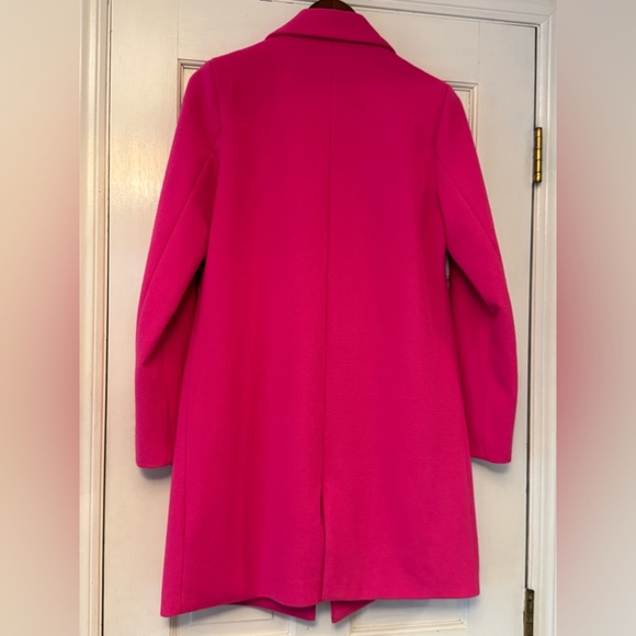 Skies Are Blue Fuchsia Trench Coat - Picture 3 of 7